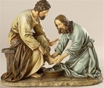 Jesus Washing Feet - 6.5 Inch