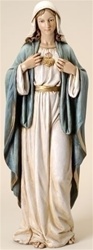Immaculate Heart of Mary Statue - 37 Inch