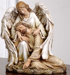 Angel Comforting Jesus - 7 Inch