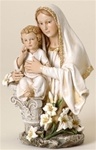Madonna and Child Bust - 10 Inch