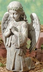 Kneeling Angel Praying Figure - 12.25 Inch
