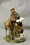 Seated Saint Francis of Assisi - 8.5 Inch