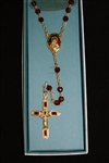 Garnet Crystal Rosary