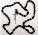 Handmade Corded Rosary with Papal Crucifix