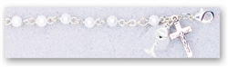 Imitation Pearl Rosary Bracelet