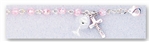 Girl's Pink Crystal Rosary Bracelets