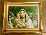 16" x 20" Madonna of the Lillies Picture