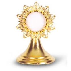 3.5 Inch - Gold Plated Reliquary