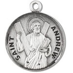 Saint Andrew Sterling Silver Medal