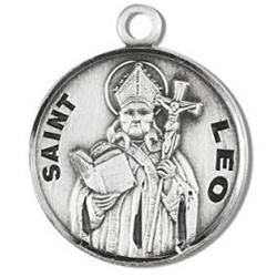 Saint Leo Sterling Silver Medal
