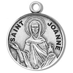 Saint Joanne Sterling Silver Medal