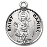 Saint Daniel Sterling Silver Medal