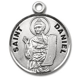 Saint Daniel Sterling Silver Medal