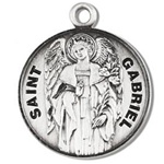 Saint Gabriel the Archangel Sterling Silver Medal