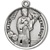 Saint Genesius Sterling Silver Medal