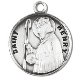 Saint Henry Sterling Silver Medal