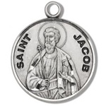 Saint Jacob Sterling Silver Medal