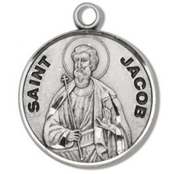 Saint Jacob Sterling Silver Medal