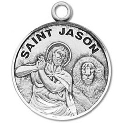 Saint Jason Sterling Silver Medal