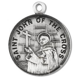 Saint John of the Cross Sterling Silver Medal