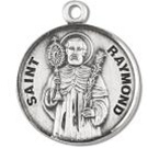 Saint Raymond Sterling Silver Medal