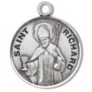 Saint Richard Sterling Silver Medal