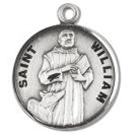 Saint William Sterling Silver Medal