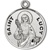 Saint Lucy Sterling Silver Medal