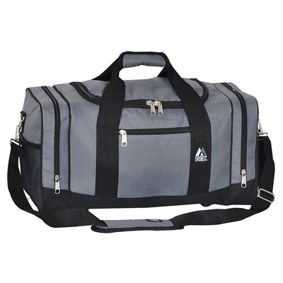 #020-DARK GRAY Wholesale 20-inch Duffel Bag - Case of 20 Duffel Bags