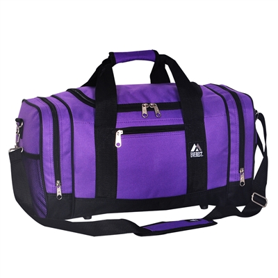 #020-DARK PURPLE Wholesale 20-inch Duffel Bag - Case of 20 Duffel Bags