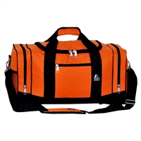 #020-ORANGE Wholesale 20-inch Duffel Bag - Case of 20 Duffel Bags