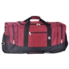 #025-BURGUNDY Wholesale 25-inch Duffel Bag - Case of 20 Duffel Bags