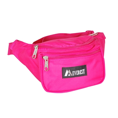 #044KD-HOT PINK Wholesale Waist Pack - Standard - Case of 50 Waist Packs