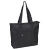 #1002DS-BLACK Wholesale Shopping Tote Bag - Case of 40 Tote Bags