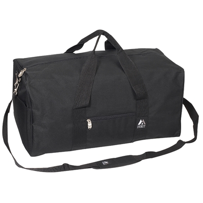 #1008MD-BLACK Wholesale 24-inch Duffel Bag - Case of 30 Duffel Bags