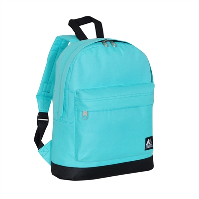 #10452-AQUA BLUE Wholesale Mini Kids Backpack - Case of 30 Backpacks