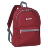 #1045K-BURGUNDY Wholesale Basic Backpack - Case of 30 Backpacks