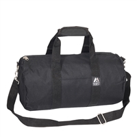 #16P-BLACK Wholesale 16-inch Round Duffel Bag - Case of 40 Duffel Bags