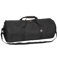 #30P-BLACK Wholesale 30-inch Round Duffel Bag - Case of 20 Duffel Bags