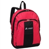 #BP2072-HOT PINK Wholesale Backpack with Front & Side Pockets - Case of 30 Backpacks