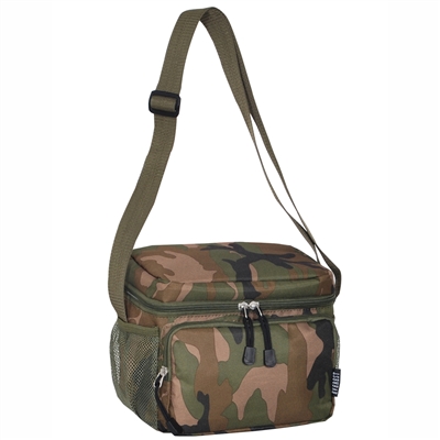 #CB6P-CAMOUFLAGE Wholesale Cooler / Lunch Pattern Bag - Case of 20 Lunch Bags