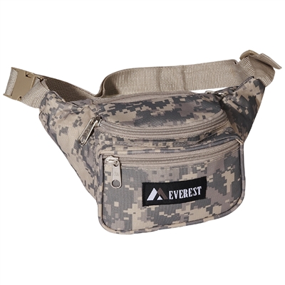 #DC044KD-DIGITAL CAMO Wholesale Waist Pack - Standard - Case of 50 Waist Packs