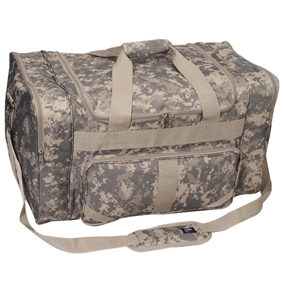 #DC1027-DCAMO Wholesale 27-inch Digital Camo Duffel Bag - Case of 10 Duffel Bags