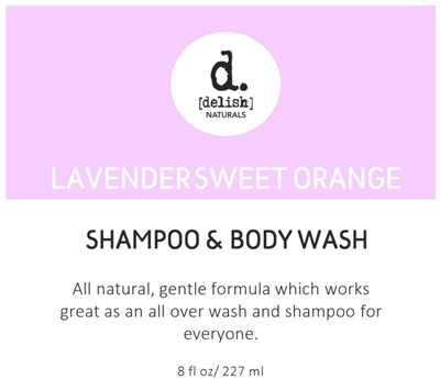 Shampoo & Body Wash - Lavender Sweet Orange