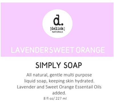 Simply Soap - Lavender Sweet Orange