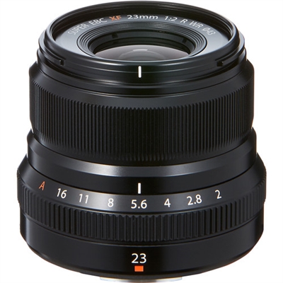 Fujifilm XF 23mm f/2 R WR Lens (Black)