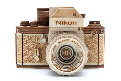 New Replica Wood Nikon F2SB Display Camera #34907