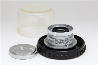 Leica Leitz 3.5cm f3.5 Summaron M39 Rangefinder Lens with Lens Bubble #35961