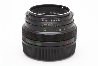 Bronica ETR 75mm f2.8 MC Lens #39439