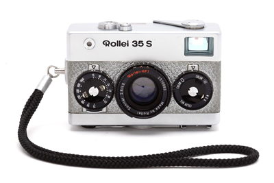 Rollei 35 S Silver 10th Anniversary Camera with Strap #39630
